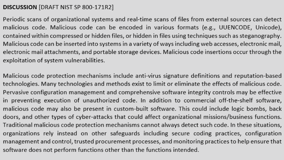 NIST 800-171R2 Discussion