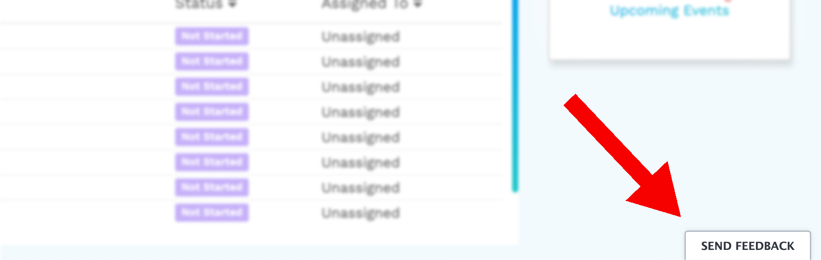 Submit Feedback Button Location